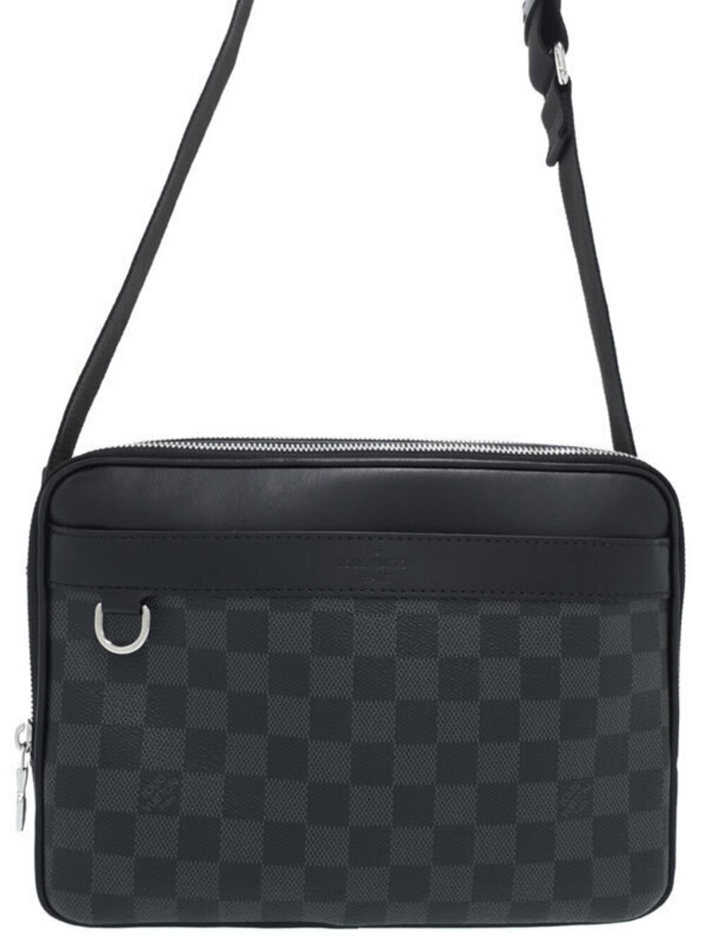 Louis Vuitton Damier Graphite Black Trocadero Messenger Shoulder Bag